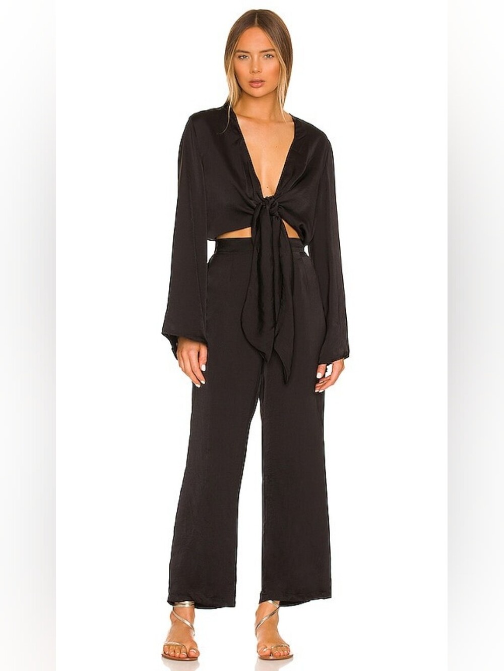 SNDYS X Revolve Pluto Jumpsuit In Black